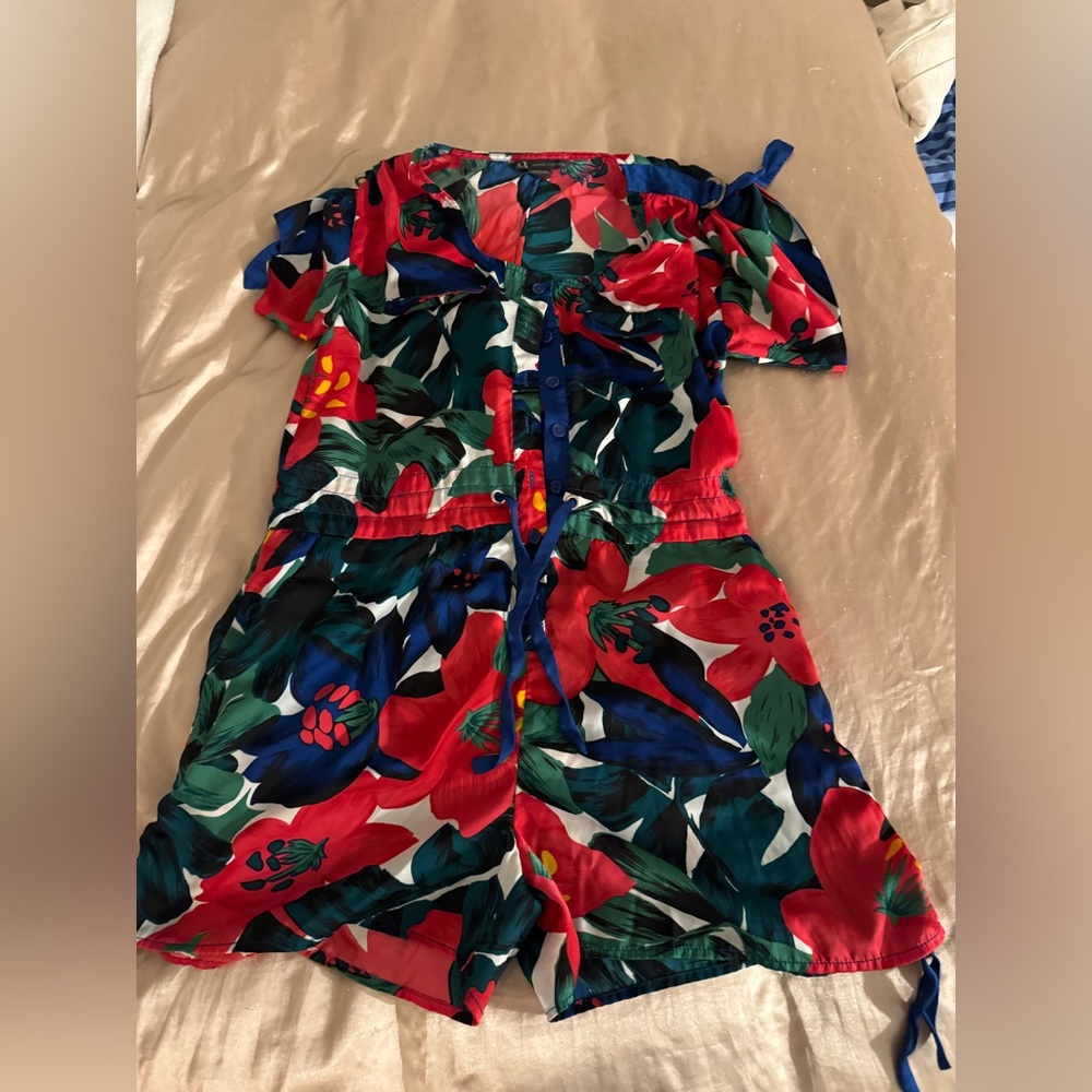 Armani Exchange floral romper